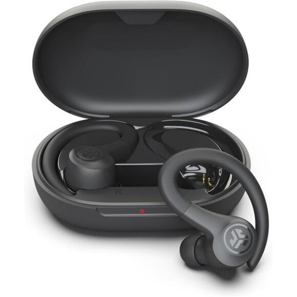 Wireless Workout Earbuds Bluetooth Sport Fit Earhook 35 Hour Playtime Mic - Picture 1 of 7